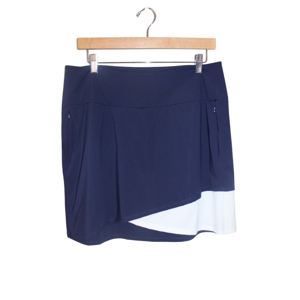 Kinona‎ Golf Skort Navy Blue Women's Large L Athletic Skirt Built-in Shorts